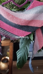 Colorful Boomerang Shawl by Esra Erdoğan-English,Turkish-Free