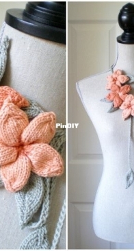 Plumeria Lariat - May - Ohmay Design