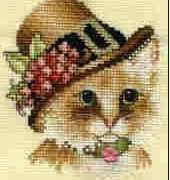 Pamela Kellogg ELEGANTS CATS / Forget me not/ Lutik / Patrick / Xmas cat