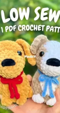 AQ Crochets - Crochet Sitting Puppies - English