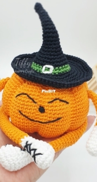 Tiffy happy crafts _ cute Halloween pumpkin _ English