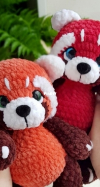 Chirka toys - Ekaterina Chirkova - Екатерина Чиркова - Red Panda - Красная панда - Russian