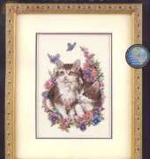 Dimensions  6885  Kittens And Butterflies