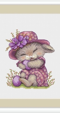 AnnaXStitch - 0729 - Bunny Fashionista by Anna Nolfina