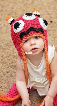 Sweet Kiwi Crochet - Kandice Oster- Monster Mash Hat