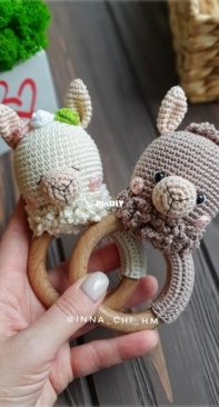 Fairy Toys by Inna Chi - Inna Chi Hm - Inna Chibinova / Chybinova - Llama Rattle