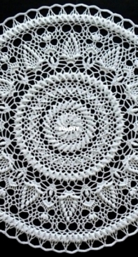 Galyna Borysova - Галина Борисова - Elegant Doily - Салфетка Elegant - Russian