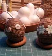 Easter 2015 Burlap Eggs