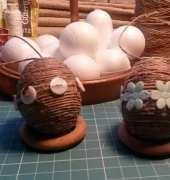 Easter 2015 Burlap Eggs