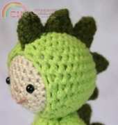 Owly Designs - Owlishly - Mia Zamora Jonhson - Luke the Dinosaur Boy