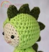 Owly Designs - Owlishly - Mia Zamora Jonhson - Luke the Dinosaur Boy