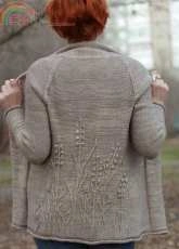 Winter Weeds Cardigan by Katya Gorbacheva