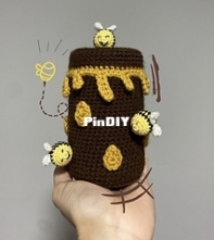 zeno gems / Zeno Threads - Jennifer Zeno - Honey Bee Jar Cover - Free