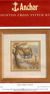 Anchor PCE306 Sepia Floral Cottage XSD