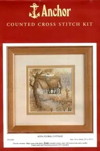 Anchor PCE306 Sepia Floral Cottage XSD