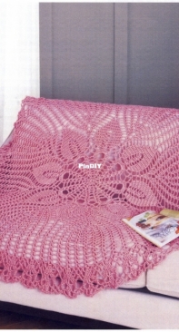 Mary Maxim - 99824N - Circular Lace Throw