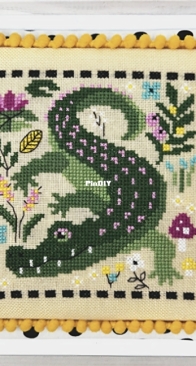 Tiny modernist- crocodile