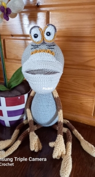 BtcsCrochet - Breierné Terjéki Csilla - BTCS-034 - Diadem Spider - Keresztespók - Hungarian