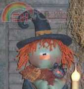 pattis ratties 134 Halloween door doll