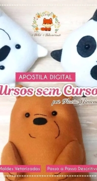 Atelie Abbraccino - Flavia  Gimenes -   Bears without  a Course - Ursos sem Curso - Portuguese