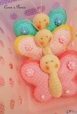 Cores e Panos - Borboleta / Butterfly Felt Pattern - Portuguese