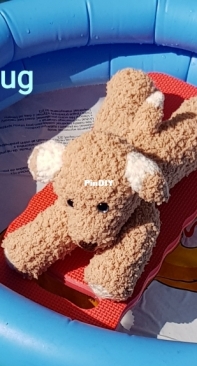 fluffy thread for a dog on hollidays  !