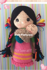 PerlaCraft - Doll María Bonita - Spanish