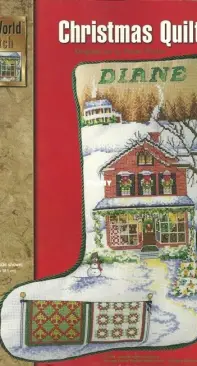 StitchWorld X-stitch 03-116L - Christmas Quilts Stocking XSD