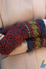 Tourbillon-Beret,Cowl,Mittens by Kris Carlson