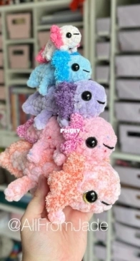 All from Jade - Jade Gauthier-Boutin - No-Sew Baby Axolotl