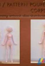 Ladycotonbyme - Geremy Artbook - Sketchcotonboy - Mini Goth S Collection - Pattern Doll Body - Russian