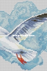 Watercolor Seagull by Alisa Okneas