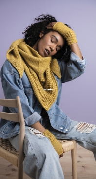Adria - shawl by Maria Bergman-German  English Finnish Swedish-Free