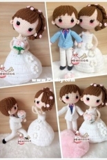 Bai Yang Handmade - Xin Xin Xiang Yin - Wedding Doll - Chinese