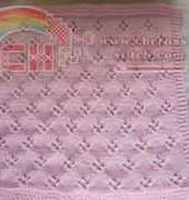 Flower Garden Blanket Square by Claire Moore UK -Free