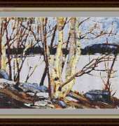 Classic Cross Stitch  Can212 Ice Covered Lake
