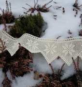 Christmas crochet belt