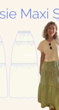 Elle Stitch Store - Maisie Maxi Skirt - Size 4-34