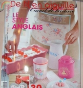 De Fil en Aiguille-DFEA- Carnet de Broderie N°2-Le Style Anglais