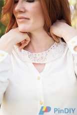 Papillion Choker and Wristlets by Joyce Fassbender/Knit Picks-Free