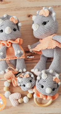 De Ensueños Crochet - María Celeste Bitiol -  Gina Kit - Kit de Gina - Spanish