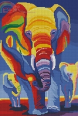 Tani211 - Coloured Elephants