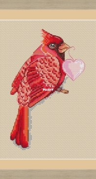 Cardinal Bird by Irina Loseva - free