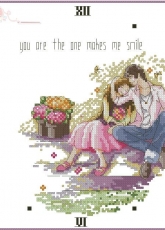 Candy Design Number 07 You are the one makes me smile XSD