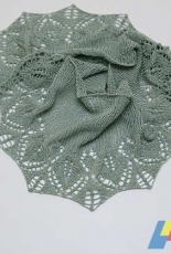 Sara Louise Bygvraa Designs-Lunatis Folium Scarf by Sara Louise Bygvraa