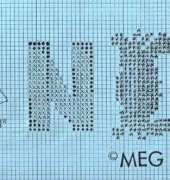Maryland Alphabet Original Designs by Meg MD900-3 1983