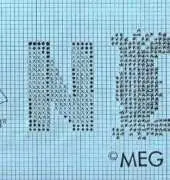 Maryland Alphabet Original Designs by Meg MD900-3 1983