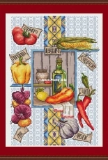 Paradise Stitch - Kitchen Sampler by Olga Lankevich