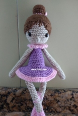 Balerina girl amigurumi