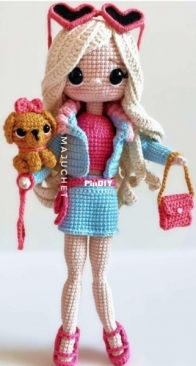 Majuchet - Yhialina Navarro - Doll Barbie plus Outfit and Dog- Muñeca Barbie mas Ropa y Perro - Russian- translated